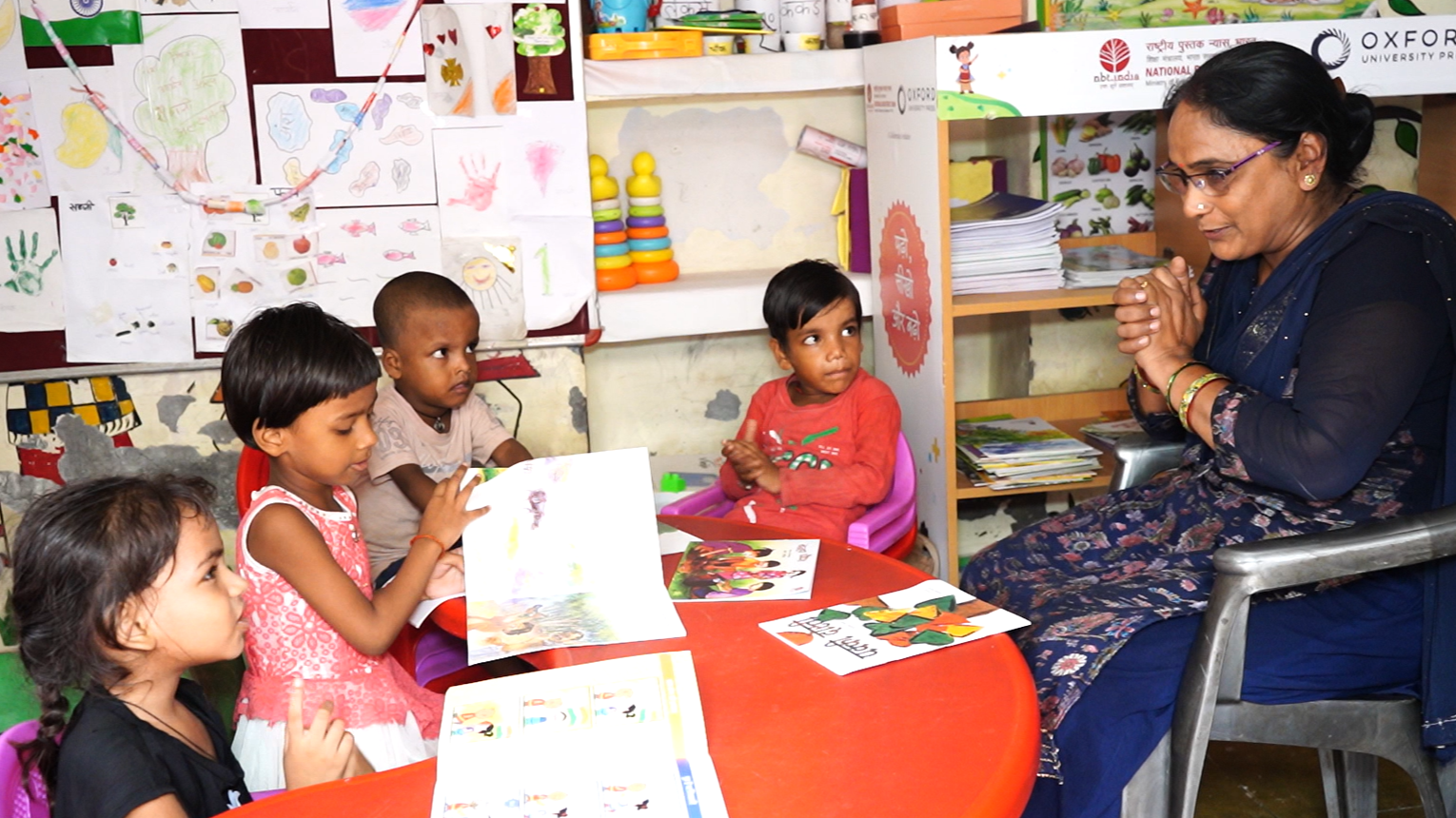 Library at Anganwadi